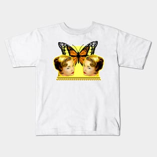 Butterfly girl Kids T-Shirt